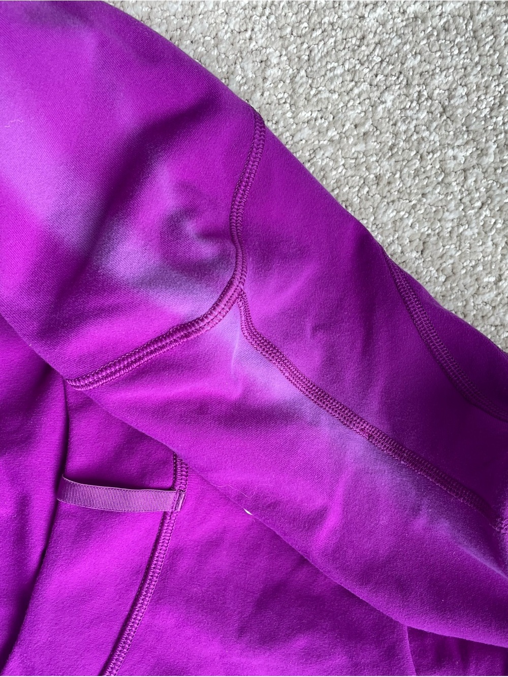 lululemon athletica Vibrant Purple Full-Zip Bomber Jacket - Picture 4 of 4